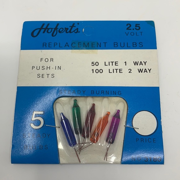 5 steady Hofert’s replacement bulbs 💡 2.5 volt - Picture 1 of 5